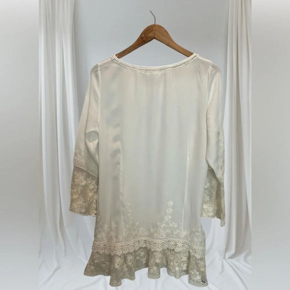 Sundance Betrothed embroidered lace trim tunic - Picture 6 of 9